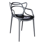 Masters Metallic Chair - 2 Pack - Titanium
