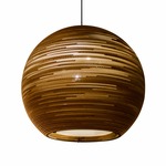 Sun Scraplights Pendant - Black / Natural