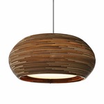 Ohio Scraplights Pendant - Black / Natural