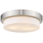 Morgon Ceiling Light - Pewter / Opal