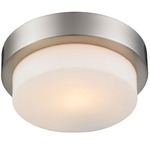 Morgon Ceiling Light - Pewter / Opal
