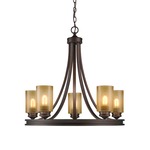 Hidalgo Chandelier - Sovereign Bronze / Regal