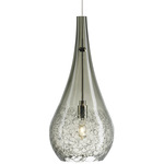 Seguro Monopoint Pendant - Satin Nickel / Smoke