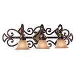 Zaragoza Bathroom Vanity Light  - Golden Bronze / Salon Scavo