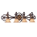 Zaragoza Bathroom Vanity Light  - Golden Bronze / Salon Scavo