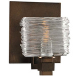 Clearwater Wall Sconce - Vintage Bronze / Clear