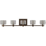 Clearwater Bathroom Vanity Light - Vintage Bronze / Clear