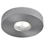 SuperPuck Surface Mount Puck Light - Satin Nickel / Frosted