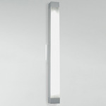 2.5 Square Strip Wall / Ceiling Light - Anodized Aluminum / Frosted