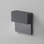 Piano Mono Wall Light - Anthracite Grey / Frosted