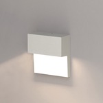 Piano Mono Wall Light - White / Frosted