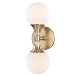 Astoria Wall Sconce - Aged Brass / Opal