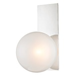 Hinsdale Wall Sconce - Polished Nickel / Opal