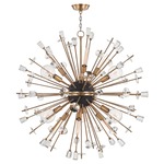 Liberty Chandelier - Aged Brass