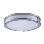 Linear Ceiling Flush Light - Satin Nickel / Opal