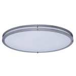 Linear 55548 Ceiling Flush Light - Satin Nickel / Opal