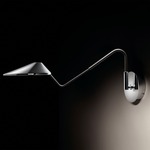 Non La 03 Swing Arm Wall Light - Chrome