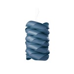 Link Chain Pendant - White / Blue Wood