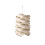 Link Chain Pendant - White / Ivory White Wood
