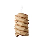 Link Chain Pendant - White / Natural Beech Wood