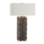 Elis Table Lamp - Gray / Ivory