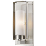 Aideen Wall Sconce - Brushed Nickel / Matte Opal