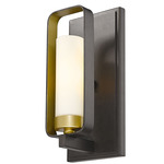 Aideen Wall Sconce - Bronze / Matte Opal