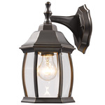 Waterdown T20 Outdoor Wall Light - Oil Rubbed Bronze / Clear Beveled