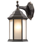 Waterdown T21 Outdoor Wall Light - Oil Rubbed Bronze / Seedy White