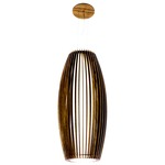 Stecche Di Legno Barrel Pendant - American Walnut