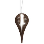 Cappadocia Reverse Pendant - American Walnut / White