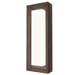 Squadro Miter Wall Sconce - American Walnut / White Acrylic