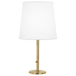 Buster Table Lamp - Polished Brass / Ascot White