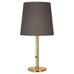 Buster Chica Table Lamp - Polished Brass / Smoke Gray