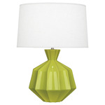 Orion Table Lamp - Apple / Oyster Linen