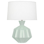 Orion Table Lamp - Celadon / Oyster Linen