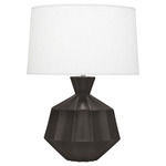 Orion Table Lamp - Matte Coffee / Oyster Linen