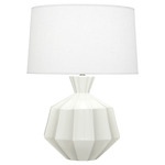 Orion Table Lamp - Matte Lily / Oyster Linen