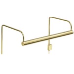 Slim Line Plug-in Picture Light - Polished Brass