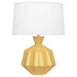 Orion Table Lamp - Sunset Yellow / Oyster Linen