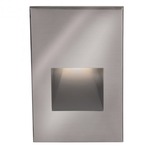 12V Vertical Scoop Rectangle Step / Wall Light - Stainless Steel