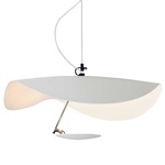 Lederam Manta White Pendant - Satin / White