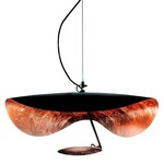 Lederam Manta Pendant - Black / Copper Leaf