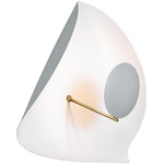 Lederam Manta White Wall / Ceiling Light - Gold / White