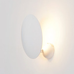 Lederam W1 Wall Sconce - White / White