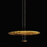 Macchina Della Luce B LED Pendant - Gold Leaf