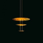Macchina Della Luce E LED Pendant - Gold Leaf