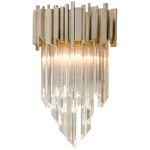 Mystique Wall Light - Silver Leaf / Clear