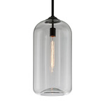 District Pendant - Soft Black / Clear