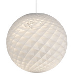Patera LED Pendant - White / Matte White
